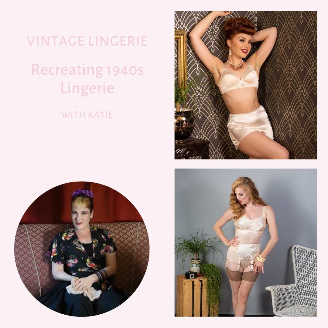 What Katie Did - New in! Our glorious new 1940s Bra, as modelled here by  Jessabelle Thunder is the perfect match for our CC09 Lingerie! Inspired by  a true vintage bra, we've