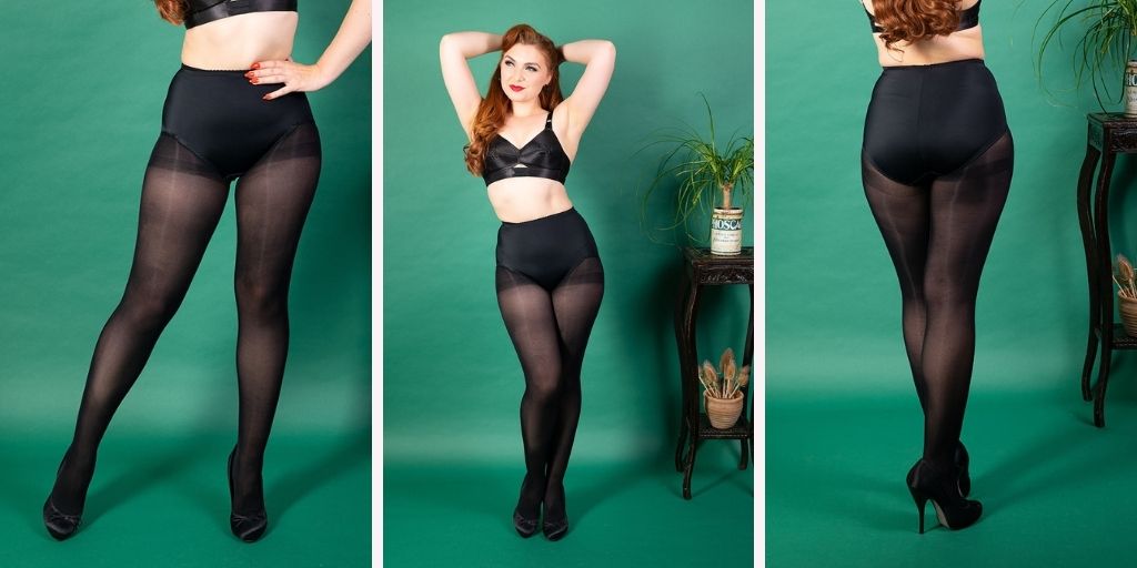 Go Back to Black with Opaque Black Tights by What Katie Did - What
