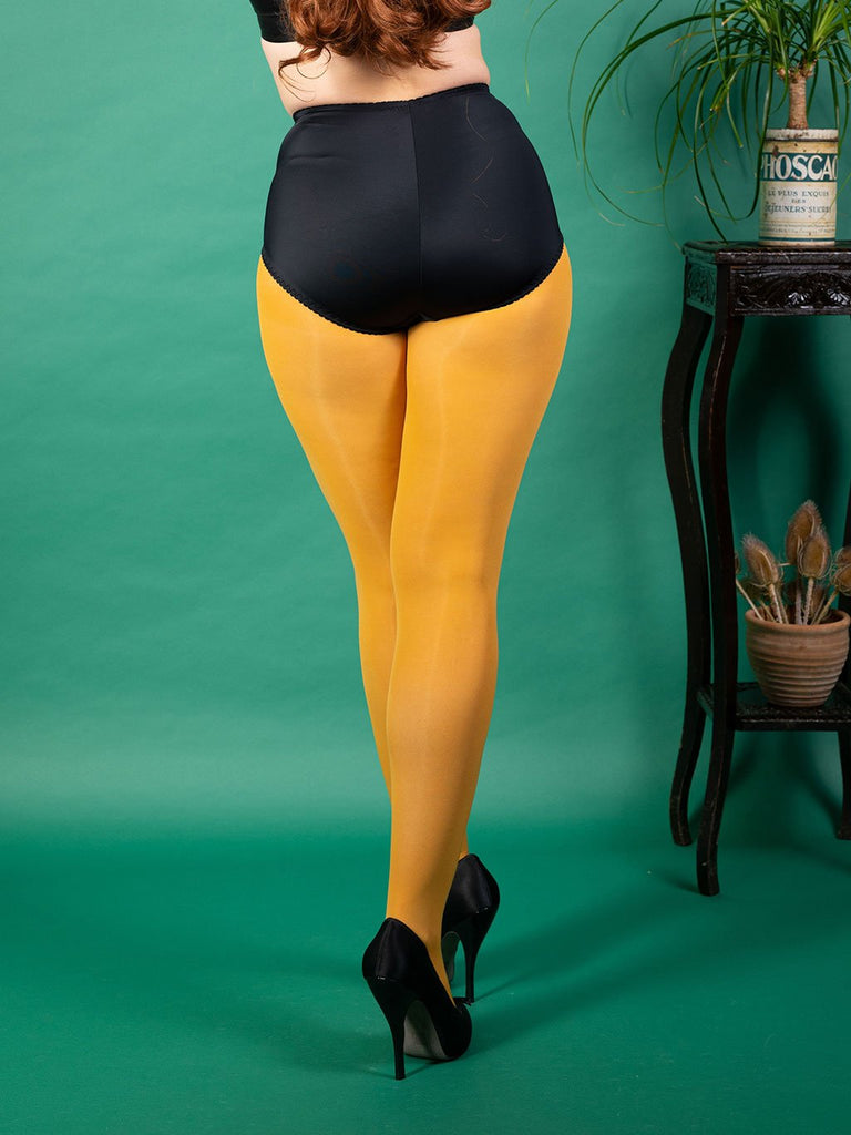 Mustard Yellow Opaque Tights By What Katie Did What Katie Did